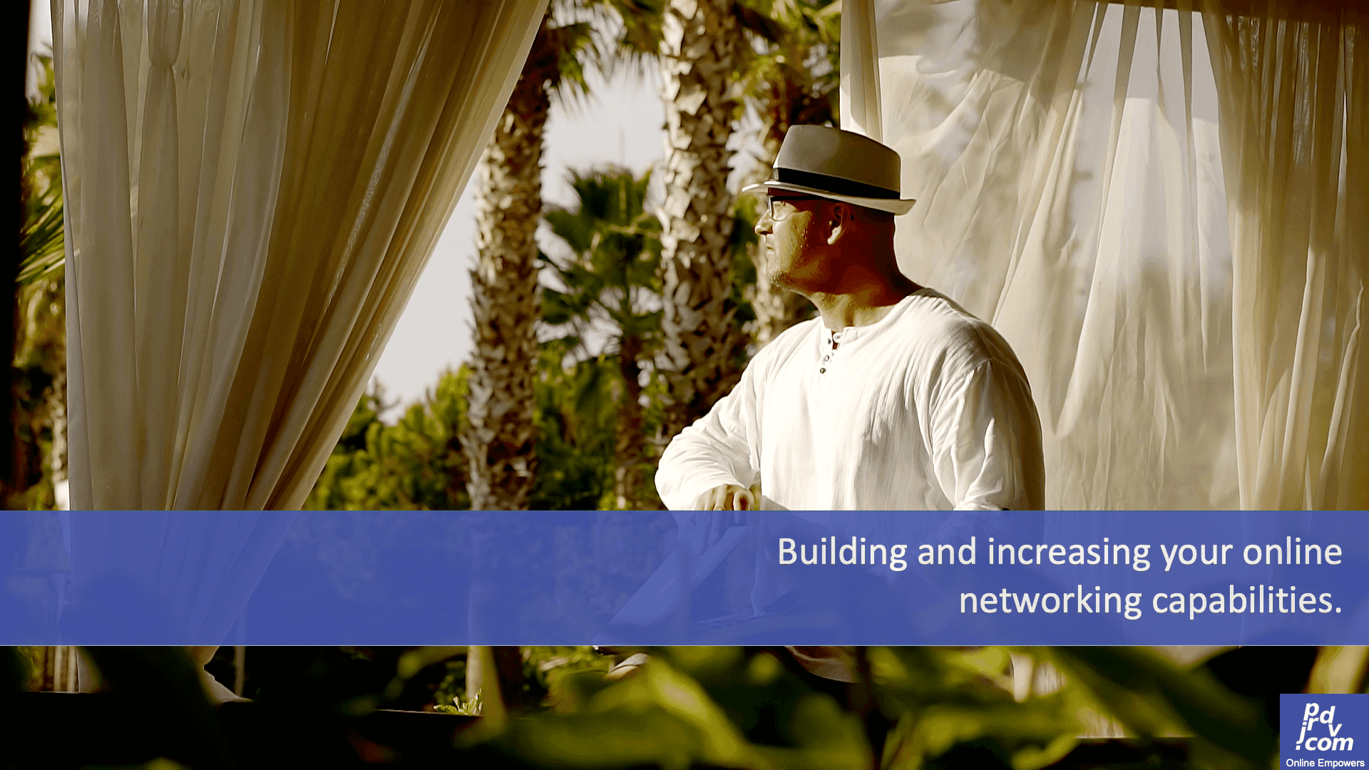 Building and increasing your online networking capabilities.