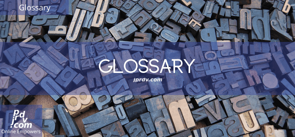 jprdvTheCorner Glossary