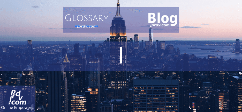 I (jprdvBlog Glossary)