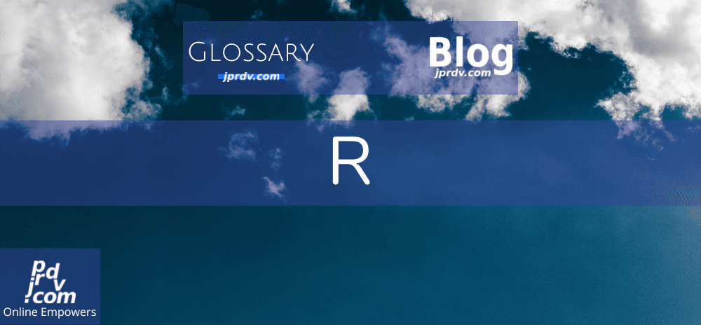 R (jprdvBlog Glossary)