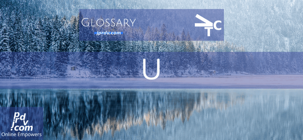 U (jprdvTheCorner Glossary)