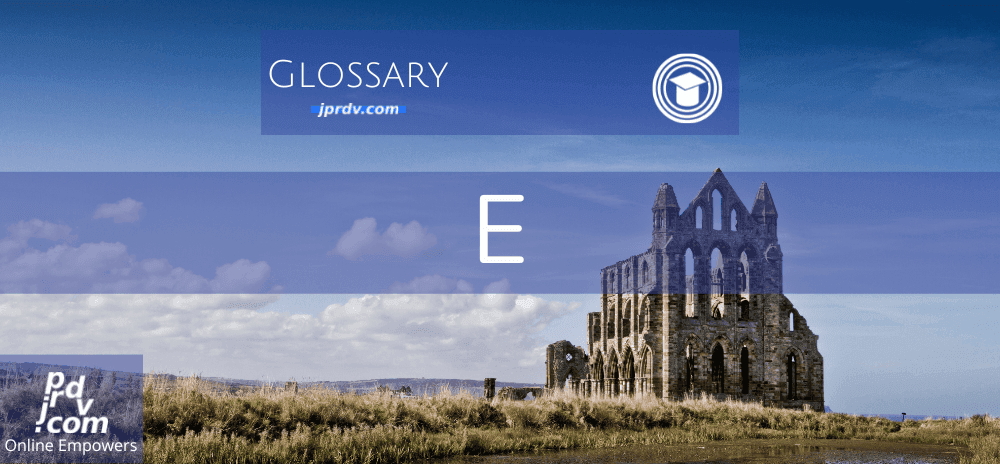 E (OnlineEduReview Glossary)