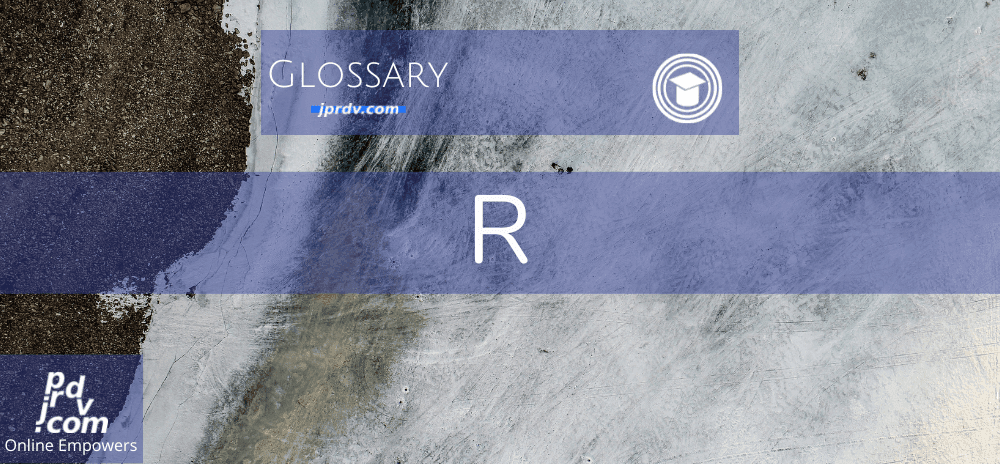 R (OnlineEduReview Glossary)