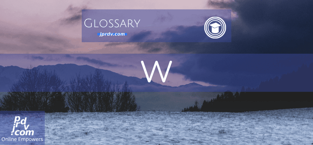 W (OnlineEduReview Glossary)